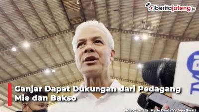 Video Pedagang Mie dan Bakso Dukung Ganjar-Mahfud
