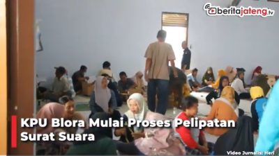 Video KPU Blora Mulai Proses Pelipatan Surat Suara