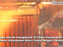 Pasar Ngawen kebakaran