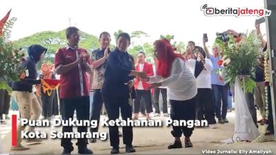 Video Ketua DPR RI Puan Maharani Dukung Ketahanan Pangan Kota Semarang