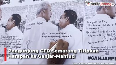 Video Pengunjung CFD Semarang Titipkan Harapan ke Ganjar-Mahfud