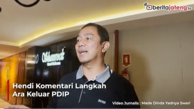 Video Hendi Komentari Langkah Maruarar Sirait Keluar PDIP