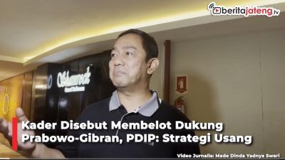Video Kader Disebut Membelot Dukung Prabowo-Gibran, PDIP: Strategi Usang
