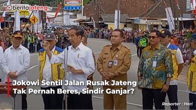 Video Jokowi Sentil Jalan Rusak Jateng Tak Pernah Beres, Sindir Ganjar?
