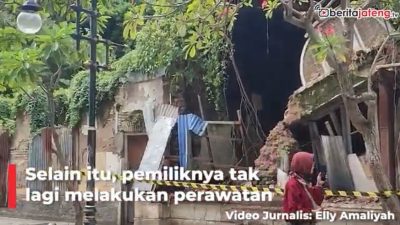 Video Gedung Tua Cagar Budaya di Kota Lama Semarang Ambruk, Begini Kata Pemkot