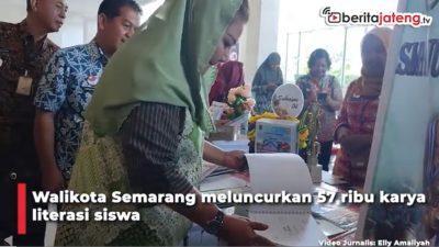 Video Launching Puluhan Ribu Karya Literasi Siswa di Semarang