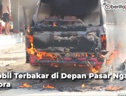 mobil terbakar