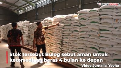 Video Stok Beras di Gudang Bulog 20 Ribu Ton, Aman untuk 4 Bulan