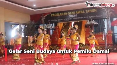 Video Gelar Pertunjukan Seni Budaya untuk Pemilu Damai