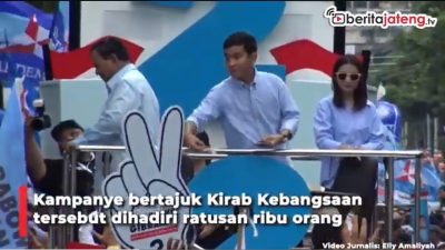 Video Kampanye Prabowo-Gibran di Lapangan Simpanglima Dihadiri Ratusan Ribu Orang