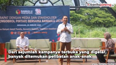 Video Bawaslu Jateng Soroti Kampanye Libatkan Anak-Anak