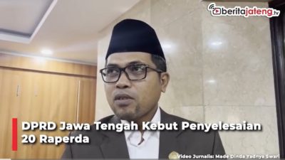 Video DPRD Jawa Tengah Kebut Penyelesaian 20 Raperda