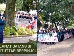mahasiswa ITB demo pinjol