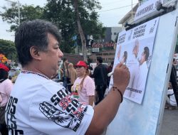 Agenda Kolaborasi Relawan 03 di CFD Semarang, Pengunjung Tuliskan Harapan untuk Ganjar-Mahfud
