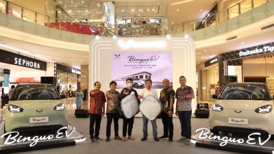 Wuling Luncurkan Mobil Listrik BinguoEV di Yogyakarta, Ini Spesifikasinya