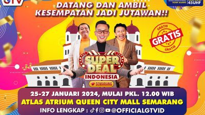 Pilah-Pilih Tirai Berhadiah Mewah, Ini Jadwal dan Lokasi Nonton Langsung Superdeal Indonesia Love Semarang
