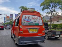 Angkot di Semarang Ramai Stiker Caleg dan Capres, Bawaslu Jateng Tegaskan Itu Dilarang