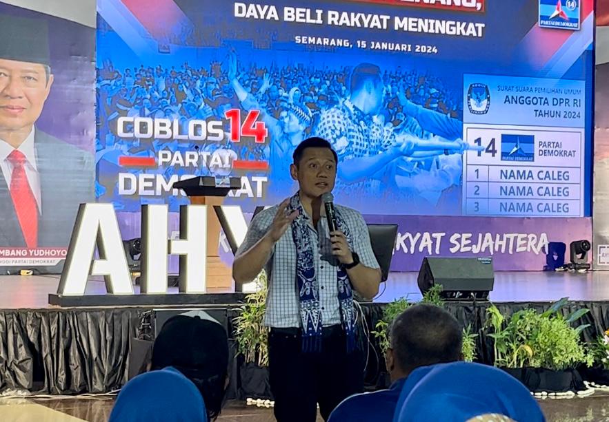 AHY di kampanye demokrat