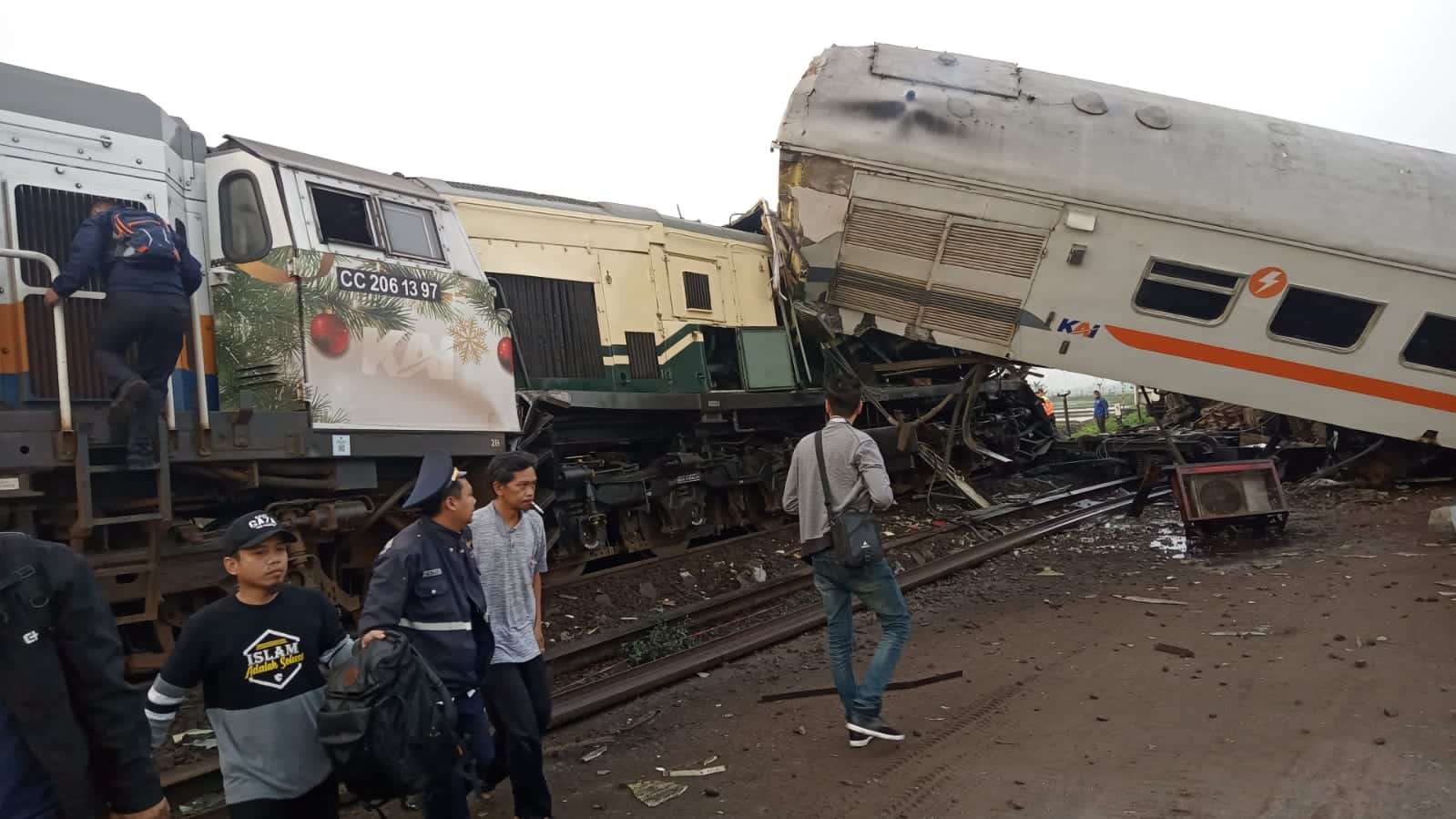 kecelakaan kereta di bandung