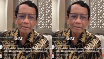 Mahfud MD Live TikTok Bahas Bung Hatta, Jawab Pertanyaan Netizen Soal Bebek Madura
