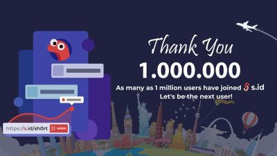 Tumbuh Signifikan di 2023, Layanan Link Shortener dan Link Bio Asli Indonesia S.id Kini Punya 1 Juta Pengguna