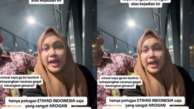 Viral Penumpang Etihad Histeris Gagal Terbang Karena Kelebihan Bagasi