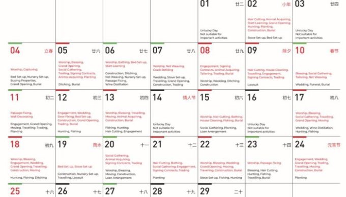Waduh! 14 Februari 2024 Ditandai sebagai Hari Sial di Kalender Feng Shui, Ternyata Ini Alasannya