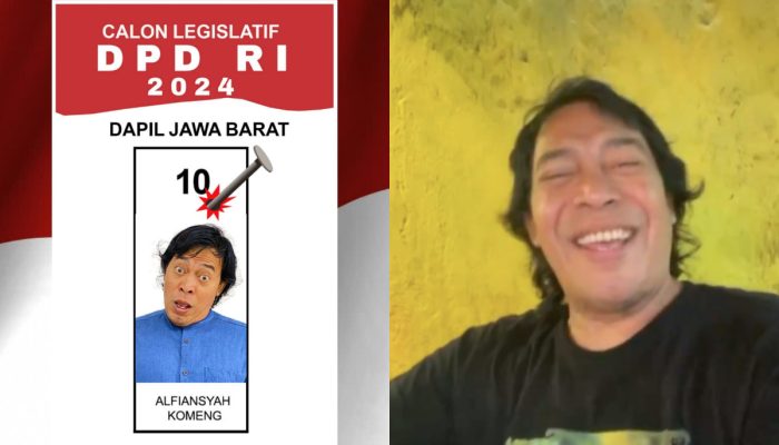Soal Foto Viralnya di Surat Suara Pemilu, Komeng: Salah Nggak Nih?