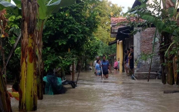 Desa Singopadu Banjir Sungai Jragung