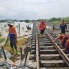 Kereta Api Banjir Stasiun Gubug- Karangjati