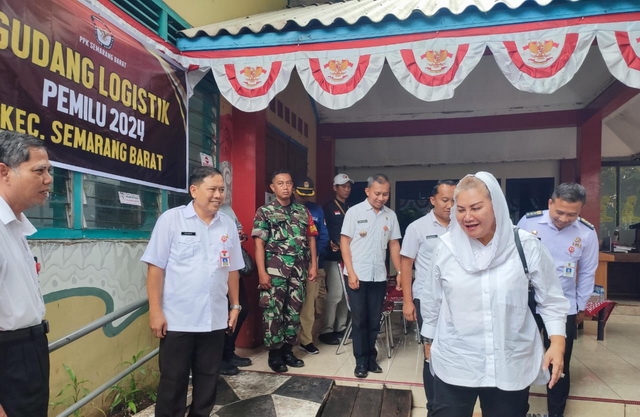 Gudang Logistik Pemilu di Kecamatan