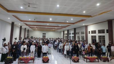Doa Bersama Aliansi Masyarakat Pedurungan Maju, Kiai Shodiq Hamzah: Mugi Menang Satu Putaran