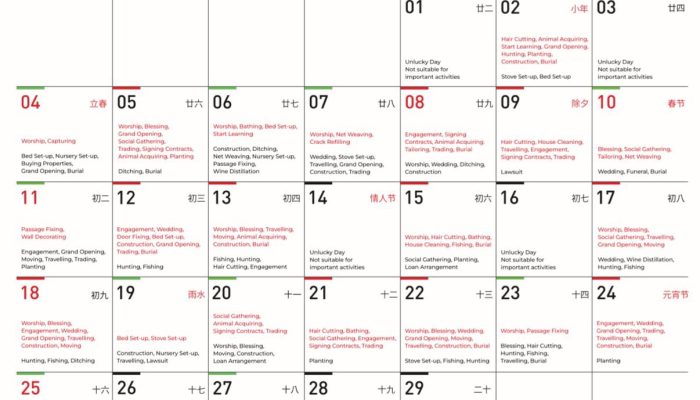 Waduh! 14 Februari 2024 Ditandai sebagai Hari Sial di Kalender Feng Shui, Ternyata Ini Alasannya