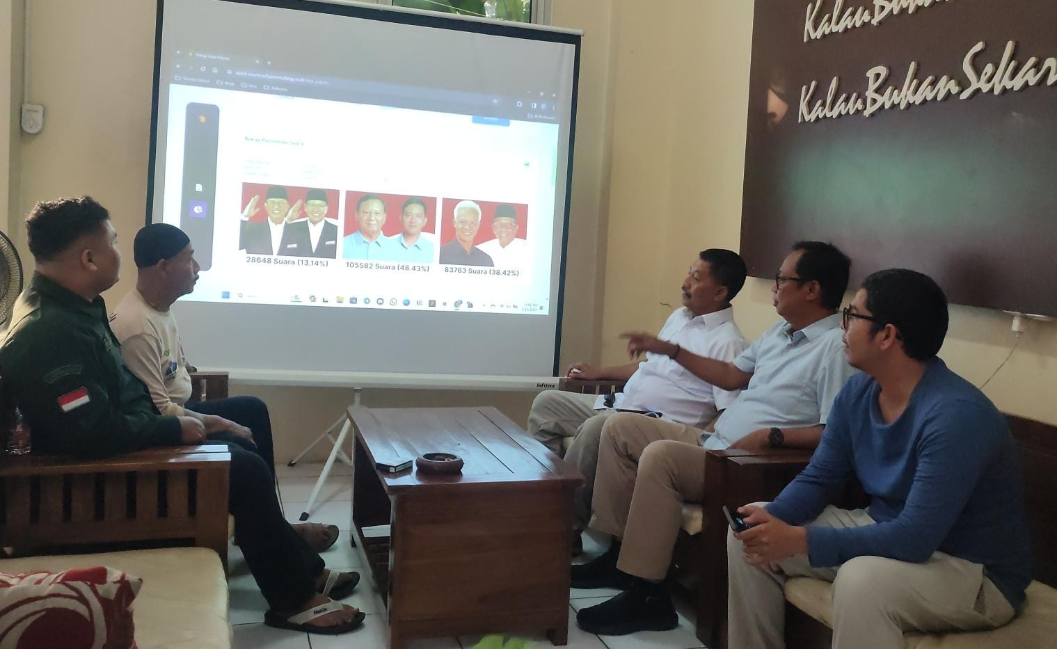 Prabowo - Gibran Hitung Cepat TKD Semarang