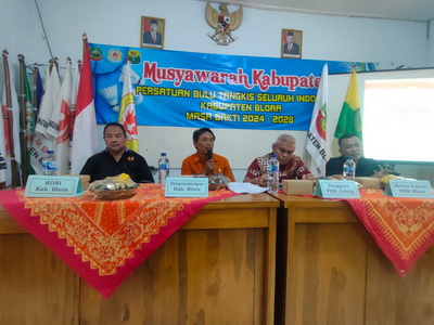 Ahmad Labib Hilmi Terpilih Kembali Jadi Ketum PBSI Blora Secara Aklamasi