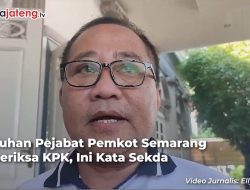 Video Puluhan Pejabat Pemkot Semarang Diperiksa KPK, Ini Kata Sekda