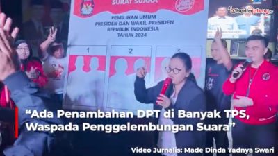 Video PDIP: Ada Penambahan DPT di Banyak TPS, Waspada Penggelembungan Suara!