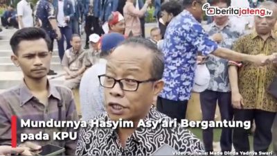 Video Mundurnya Hasyim Asyari Bergantung pada KPU
