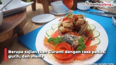 Video Sambut Imlek, Hotel Tawarkan Menu Gurami Sisik Naga