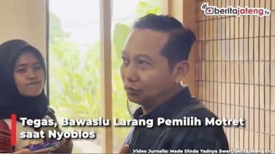 Video Tegas, Bawaslu Larang Pemilih Motret saat Nyoblos