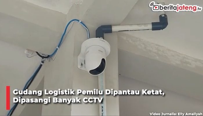 Video Gudang Logistik Pemilu Dipantau Ketat, Dipasangi Banyak CCTV