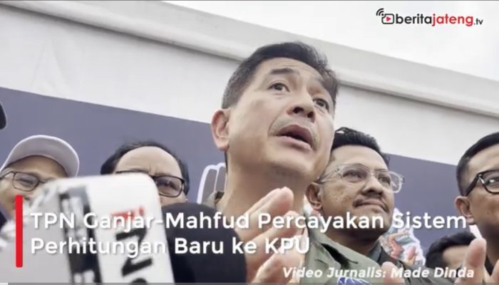 Video TPN Ganjar-Mahfud Percayakan Sistem Perhitungan Baru ke KPU