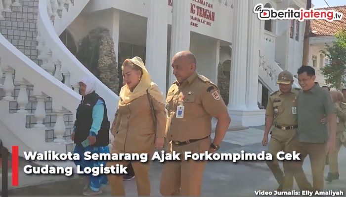 Video Walikota Semarang Ajak Forkompimda Cek Gudang Logistik Pemilu