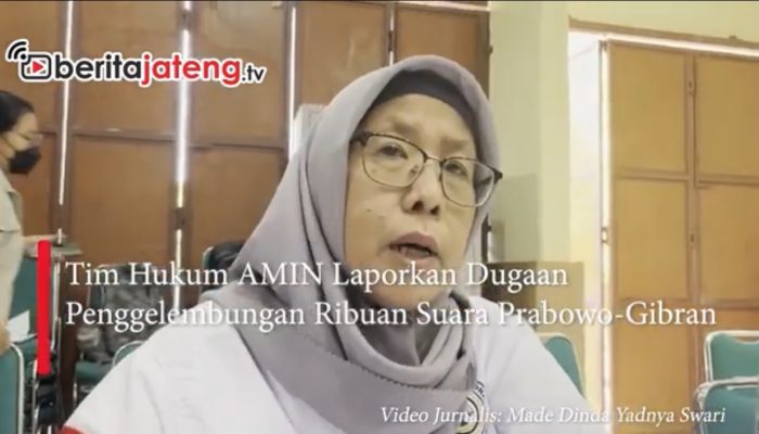 Video Tim Hukum AMIN Laporkan Dugaan Penggelembungan Ribuan Suara Prabowo-Gibran