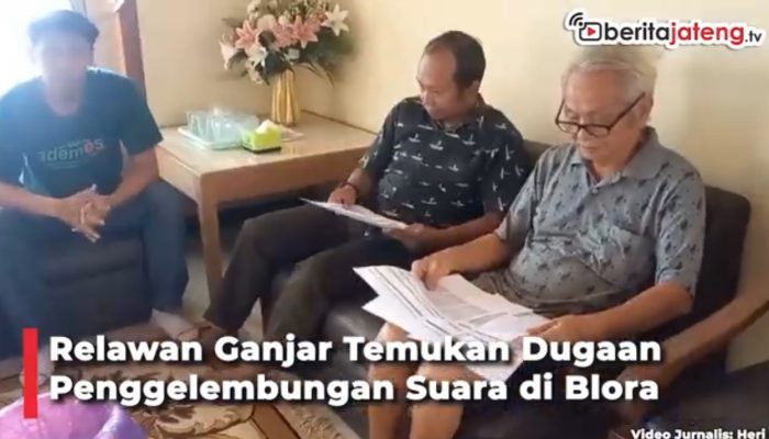 Video Relawan Ganjar Temukan Dugaan Penggelembungan Suara di Blora