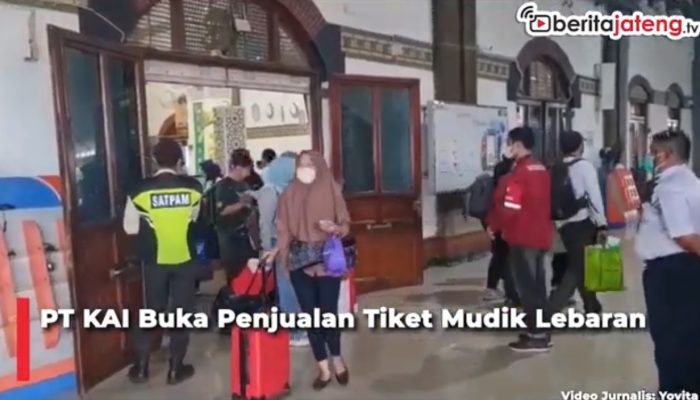 Video PT KAI Mulai Jual Tiket Mudik Lebaran