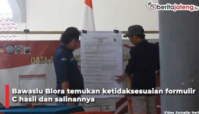 Video Bawaslu Blora Minta Hitung Ulang Suara di 8 TPS