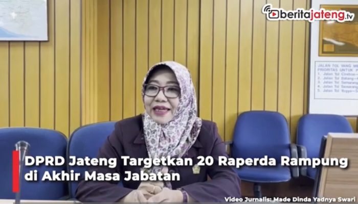 Video DPRD Jateng Targetkan 20 Raperda Rampung di Akhir Masa Jabatan