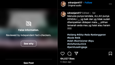 CEK FAKTA: Sidang DKPP Memutuskan Gibran Tak Sah Mengikuti Pilpres 2024, Benar?