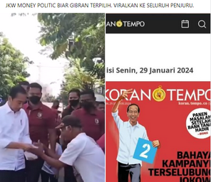 jokowi bagi amplop